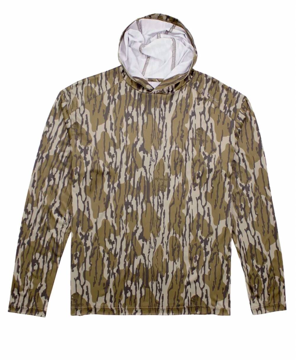 NEW PROPERLY TIED men's ravine long sleeve hoodie in mossy oak